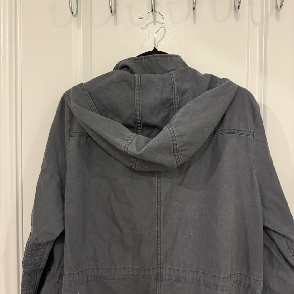 a new day Charcoal Utility Jacket Size XL Fall Winter - Picture 8 of 10